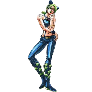 🙂 Jolyne Cujoh JoJo's Bizarre Adventure: Stone Ocean Jolyne Cujoh, JoJo's Bizarre Adventure, Stone Ocean, Anime, Manga, Personnage telegram sticker