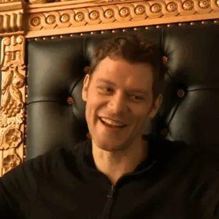 📰 Klaus Mikaelson The Vampire Diaries vampire diaries, klaus mikaelson, the originals, série tv, surnaturel telegram sticker