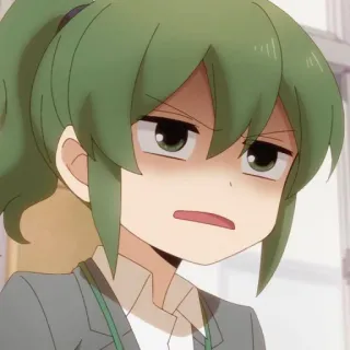 😓 Anime, Gadis, Marah, Kartun whatsapp sticker