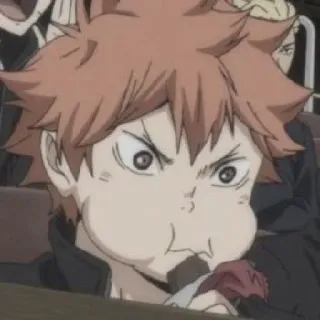 🏐 Hinata Shoyo Haikyuu!! Anime, Haikyuu, Hinata, Hinata Shoyo telegram sticker