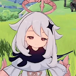 🍥 Paimon Genshin Impact 动漫, 游戏, 派蒙, 原神, 角色 whatsapp sticker