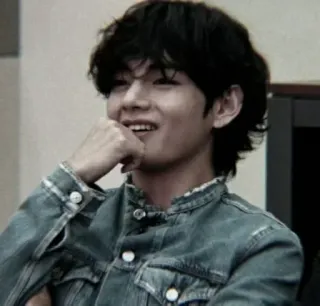 ⛓ V kpop, bts, певец, человек, мужчина, портрет, актер telegram sticker