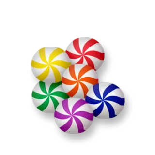 🍏 caramelo, dulces, redondo, colorido, golosinas, chupetín, espiral, caramelos telegram sticker