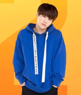 🙎‍♂ ALWAYS ALWAYS ALWAYS kpop, asiatischer Mann, Hoodie, casual, Junge telegram sticker