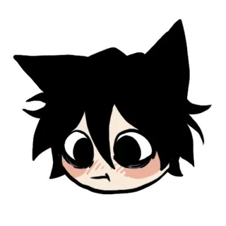 😶 애니메이션, 고양이, 귀여운, 이모, 만화 telegram sticker