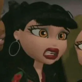 ⚡️ bratz, boneca, desenho animado telegram sticker
