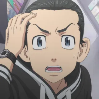 ⏱ Anime, Personaggio, Espressione, Scioccato telegram sticker