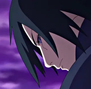 🀄️ Sasuke Uchiha Naruto Аниме, Саске, Учиха, Ниндзя, Манга telegram sticker