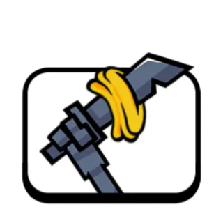 🥞 pickaxe, tool, mining, cartoon, equipment telegram sticker