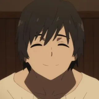 🥡 Hiro Darling in the Franxx anime, smile, character, hiro, darling in the franxx telegram sticker