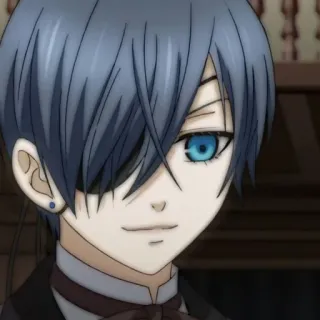 🗝 Ciel Phantomhive Black Butler Anime, Manga, Black Butler, Ciel Phantomhive whatsapp sticker