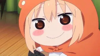 😊 Umaru Doma Himouto! Umaru-chan Anime, Personnage, Umaru Doma, Mignon, Sweat à capuche, Dessin animé whatsapp sticker