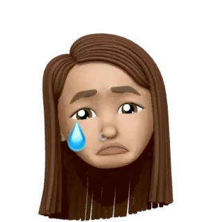 😢 Emoji, Chorando, Triste, Lágrimas, Chateado telegram sticker