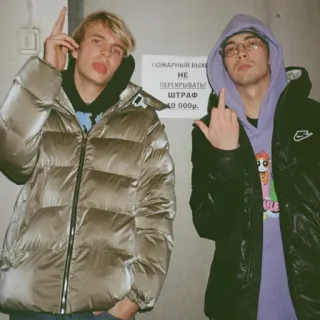 ✌️ pessoas, dedo do meio, gesto, pose, streetwear, moda telegram sticker