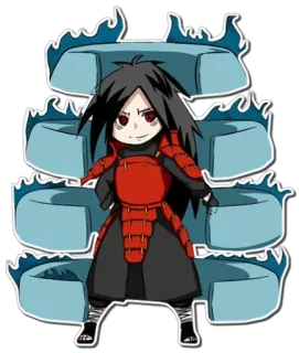 😏 Madara Uchiha Naruto Madara, Uchiha, Naruto, Anime, Manga, Chibi, Sticker telegram sticker