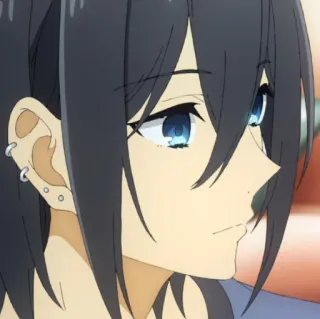 🌌 Anime, Retrato, Chico, Horimiya telegram sticker