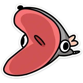 🐭 adesivo, cartone animato, animale, pesce, umorismo, carino telegram sticker