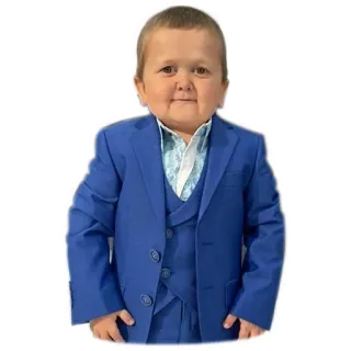 😈 Hasbulla Magomedov Hasbulla, Magomedov, Traje, Azul, Mini Khabib whatsapp sticker