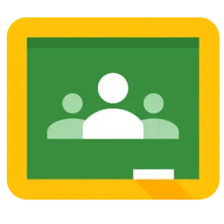 🔵 Google Classroom, edukacja, nauka, technologia, ikona aplikacji telegram sticker