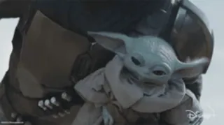 🥶 Baby Yoda The Mandalorian Малыш Йода, Мандалорец, Звёздные войны, Грогу, Disney+ telegram sticker