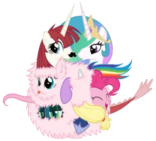🤯 my little pony, mlpfim, friendship is magic, cartoon, animated telegram sticker