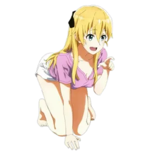 👉 Anime, Chica, Personaje, Lindo, Dibujos animados telegram sticker