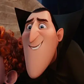 😁 Count Dracula Hotel Transylvania Conde Drácula, Hotel Transilvânia, Vampiro, Desenho animado, Filme de animação, Monstro telegram sticker