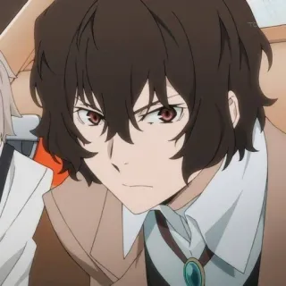 🦉 Osamu Dazai Bungo Stray Dogs Anime, Bungo Stray Dogs, Dazai, Osamu Dazai, Charakter telegram sticker