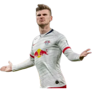 🧐 Timo Werner fútbol, deportes, RB Leipzig, fútbol, jugador telegram sticker