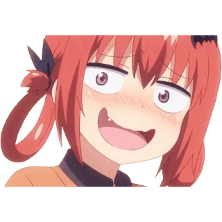 😏 Satania Gabriel Dropout anime, girl, cartoon, Satania, Gabriel Dropout, demon telegram sticker
