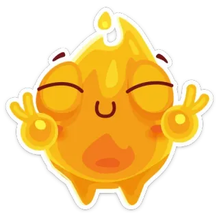 ✌️ lucu, emoji, stiker, bahagia, damai whatsapp sticker