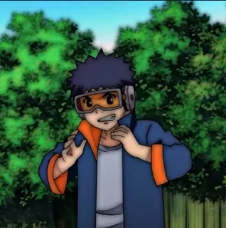 🌟 Obito Uchiha Naruto Anime, Obito, Naruto, Uchiha, Manga whatsapp sticker