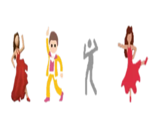 💃 baile, fiesta, celebración, diversión, amigos telegram sticker