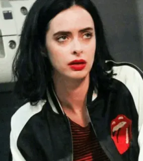 🥀 Jessica Jones Jessica Jones, Krysten Ritter, Marvel, siêu anh hùng, Netflix, chương trình TV telegram sticker