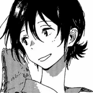 🖤 Anime, Manga, Ritratto, Personaggio, Illustrazione telegram sticker
