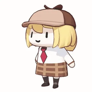 🙂 Amelia Watson anime, vtuber, amelia watson, hololive telegram sticker