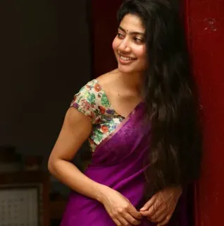 🥰 woman, saree, indian, portrait, actress telegram sticker