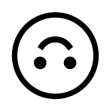 🙃 black, background, solid, void, empty, dark, simple whatsapp sticker