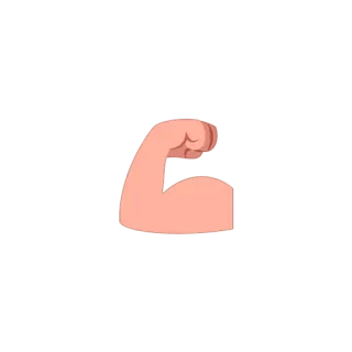 💪 arm, muscle, flex, biceps, strength telegram sticker