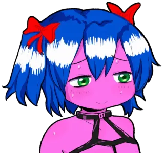 😳 anime, cartone animato, personaggio, sticker, arte, illustrazione telegram sticker
