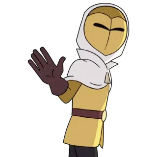 🤠 Hunter The Owl House Dibujos animados, Animado, Hunter, Guardia Dorada, La Casa Búho, Disney telegram sticker