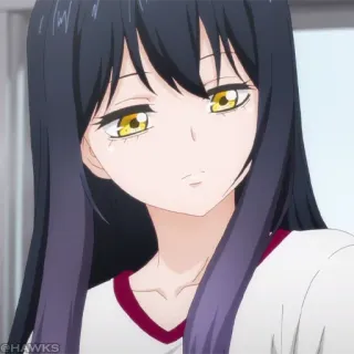 ☠️ Anime, Garota, Personagem, Retrato, Mulher, Animação telegram sticker