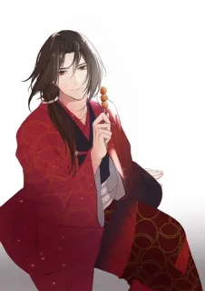 🎧 Anime, Manga, Postać, Kimono, Japoński, Mężczyzna, Dango telegram sticker
