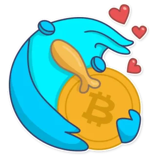 😘 비트코인, 암호화폐, 사랑, 디지털 화폐, 투자, 금융, 돈 telegram sticker