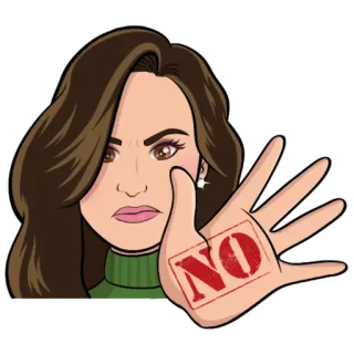 Demi lovato stikers telegram stickers