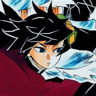 🎎 Giyu Tomioka Demon Slayer Anime, Demon Slayer, Giyu Tomioka, Spadaccino, Spada, Katana, Combattente telegram sticker