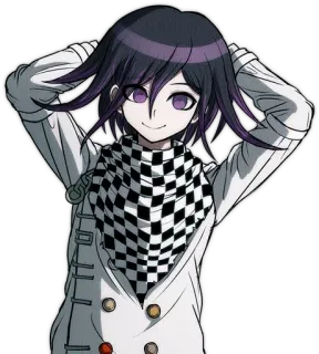 🙂 Kokichi Oma Danganronpa V3: Killing Harmony Anime, Danganronpa, Kokichi Oma, Postać, Gra wideo whatsapp sticker