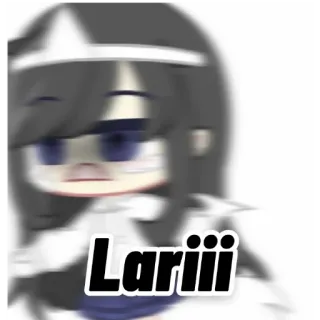 🌟 Lariii Gacha Life, Аниме, Манга, Персонаж telegram sticker