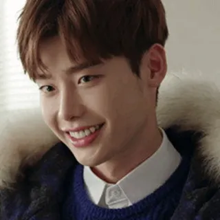 🥀 Lee Jong-suk actor, korean, smile telegram sticker