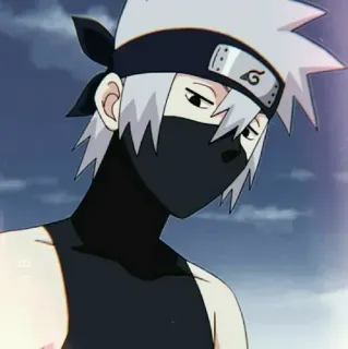 🥷 Kakashi Naruto anime, kakashi, naruto, ninja, manga telegram sticker